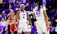 LSU's Flau'jae Johnson will play her final games in the PMAC as March Madness begins for the Tigers on Friday (Photo: USA Today)